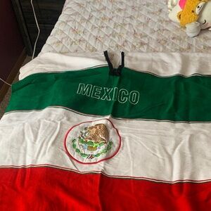Mexican Flag Themed Poncho